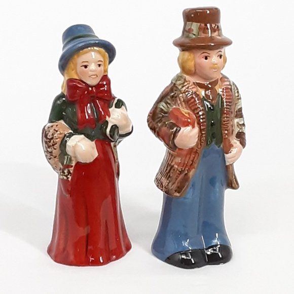 Vintage Ceramic Other - Vintage Salt Pepper Shakers Christmas Carolers